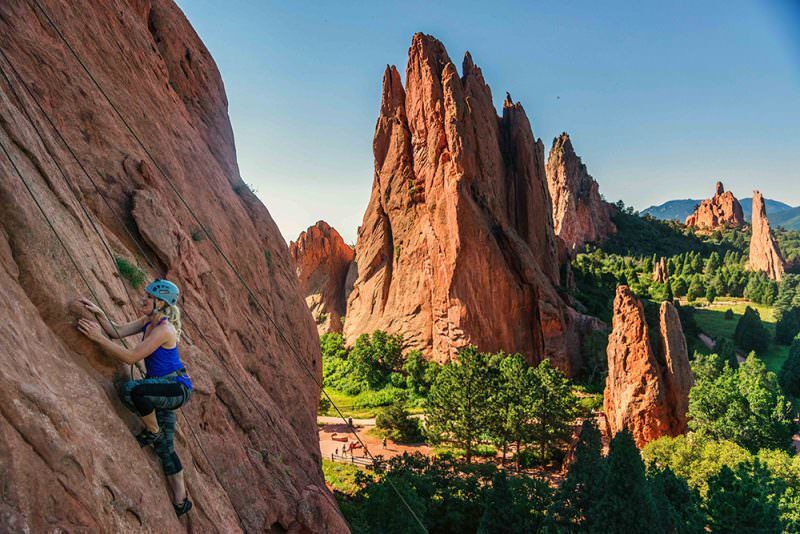 Rock Climbing (Photo) Credit Visit Colorado Springs